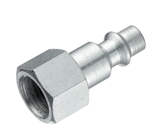 Zinc plated steel plugs ISO 6150 B-15 FEMALE PLUG Quick-connect safety couplings