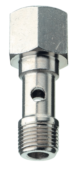 Banjo fittings SINGLE HOLLOW BOLT, FEMALE COMPACT - Push-in fittings in acetalic resin