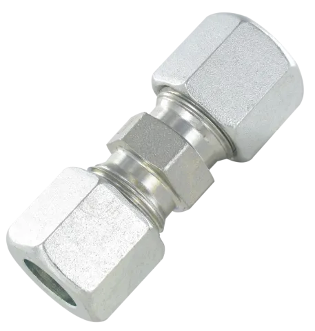 Compression fittings DIN 2353 / ISO 8434-1 INTERMEDIATE STRAIGHT FITTING Fittings and quick-connect couplings
