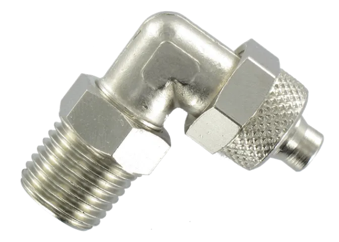 Quick-connect fittings SWIVEL MALE ELBOW FITTING, TAPER Fittings and quick-connect couplings