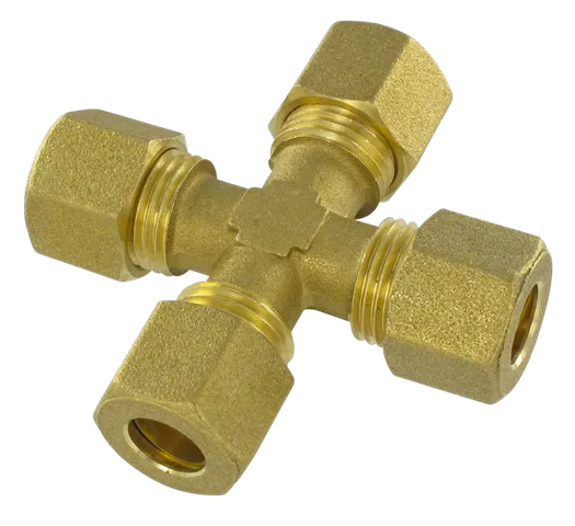 Universal double cone fittings INTERMEDIATE CROSS FITTING Fittings and quick-connect couplings