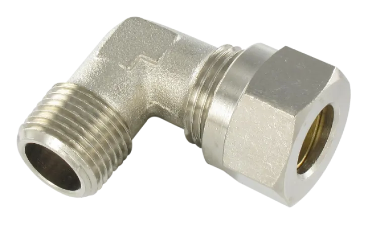 Compression fittings DIN 3861 - 3870 ELBOW MALE FITTING, TAPER