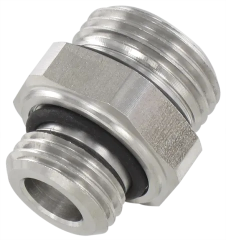 Stainless steel standard fittings REDUCER M/M, PARALLEL (FKM O-RING)