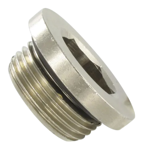 Standard fittings MALE PLUG WITH HEXAGON EMBEDDED, PARALLEL WITH O-RING