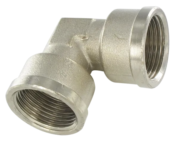 Standard fittings in nickel plated brass «light series» ELBOW FITTING F/F Fittings and quick-connect couplings