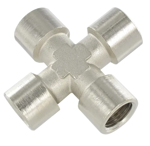 Standard fittings CROSS FITTING F/F/F/F Fittings and quick-connect couplings