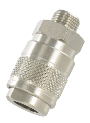 Quick-connect couplings, compact construction DN5 MALE SOCKET