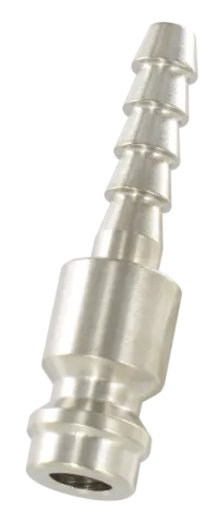 Nickel plated brass plugs DN5 PLUG WITH HOSE CONNECTION