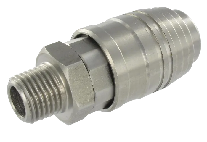 Quick connect couplings, US-MIL standard ISO 6150 B12 MALE SOCKET Fittings and quick-connect couplings
