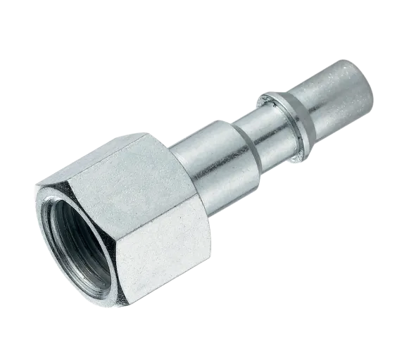 Zinc plated steel plugs ISO 6150 C-14 FEMALE PLUG Fittings and quick-connect couplings