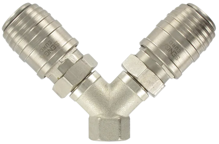 2 WAYS FEMALE DISTRIBUTOR Fittings and quick-connect couplings