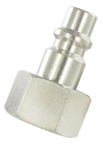 Nickel plated brass plugs ISO 6150 B-15 FEMALE PLUG Quick-connect safety couplings