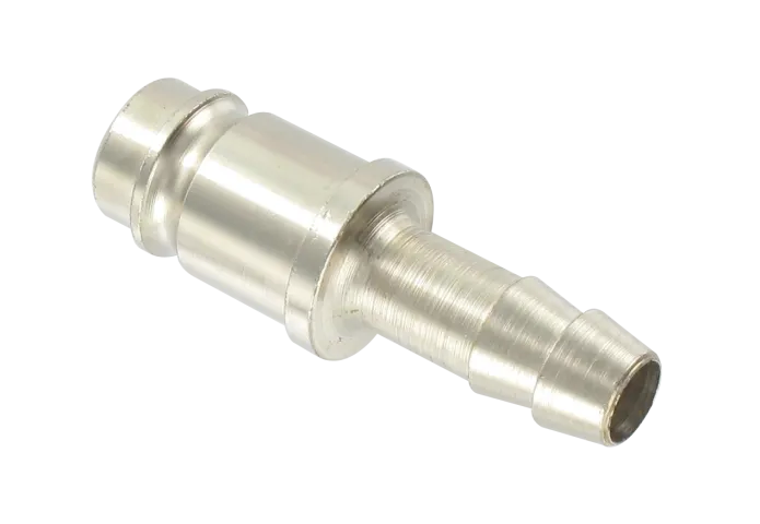 Nickel plated brass plugs EURO DN10 SOCKET WITH HOSE CONNECTION