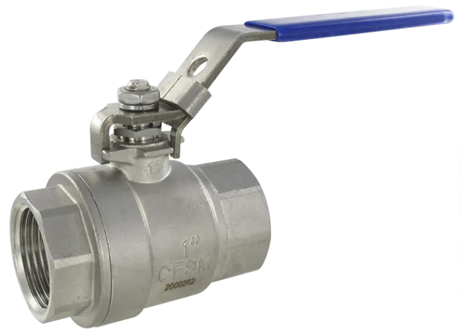 Safety lockable ball valves IN STAINLESS STEEL FEMALE / FEMALE, BSP PARALLEL