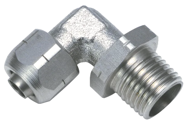 Stainless steel quick-connect fittings SWIVEL MALE ELBOW FITTING, TAPER Fittings and quick-connect couplings