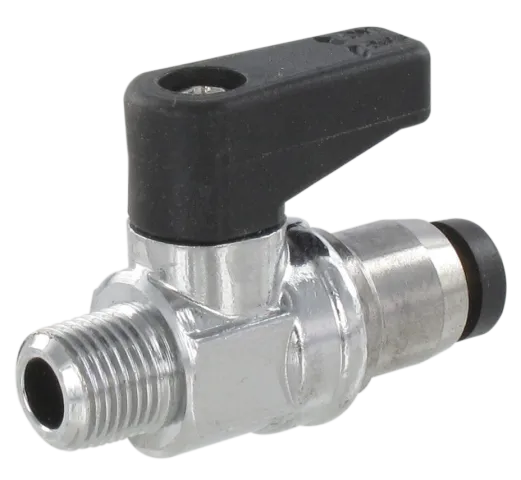 Mini ball valves BSP THREADED WITH PUSH-IN CONNECTION