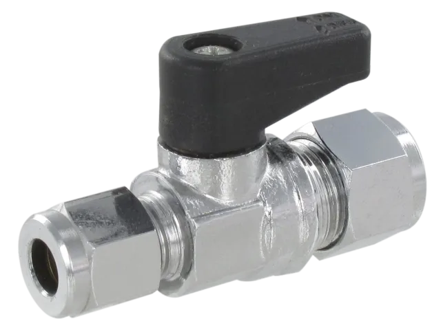 Mini ball valves WITH COMPRESSION FITTINGS