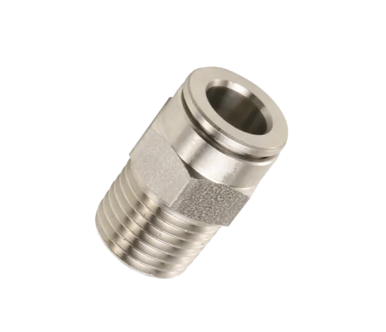 Implantation’s fittings MALE STRAIGHT FITTING, TAPER Fittings and quick-connect couplings