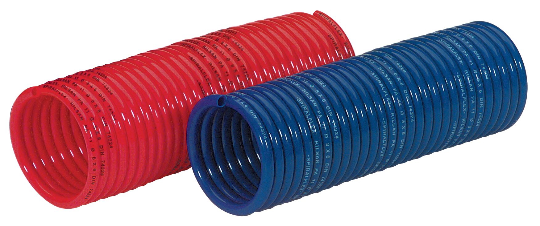 Polyamide spiral hoses