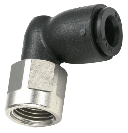 Implantation’s fittings SWIVEL FEMALE ELBOW FITTING, PARALLEL Fittings and quick-connect couplings