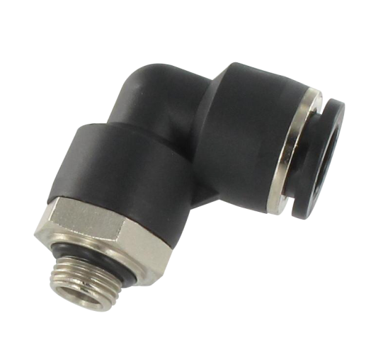 Implantation’s fittings SWIVEL MALE ELBOW FITTING, PARALLEL
