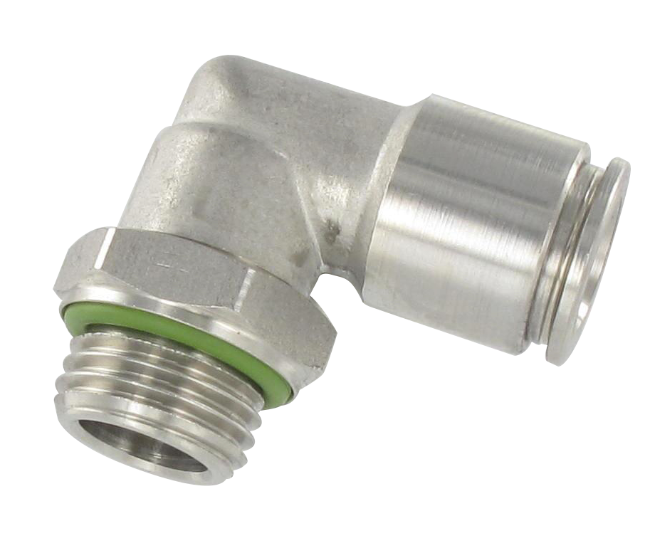 Implantation’s fittings SWIVEL MALE ELBOW FITTING, PARALLEL Fittings and quick-connect couplings